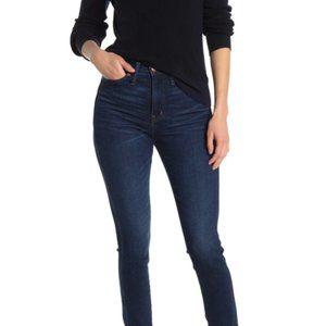 MADEWELL High Rise Skinny Jeans in Lynchburg Wash